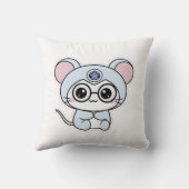 Cute lovely little adorable mouse クッション (裏面)