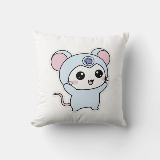 Cute lovely little adorable mouse クッション (正面)