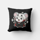 Cute lovely little mouse ready for Halloween  クッション (正面)