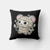 Cute lovely little mouse ready for Halloween  クッション (裏面)