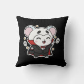 Cute lovely little mouse ready for Halloween  クッション (裏面)