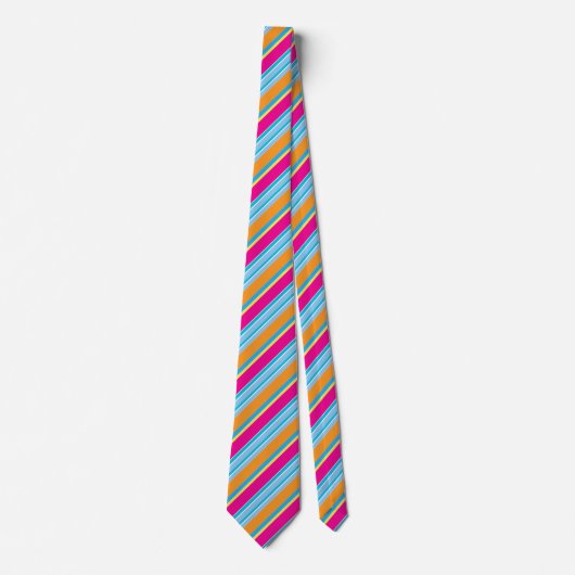Cute magic colorful stripes ネクタイ (正面)
