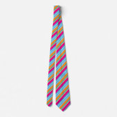 Cute magic colorful stripes ネクタイ (裏面)