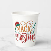 Cute 'Magic of Christmas'  紙コップ (正面)