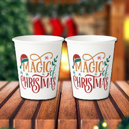 Cute 'Magic of Christmas'  紙コップ