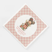 Cute Magical Blush Fairy 6th Birthday Party Napkin (コーナー)