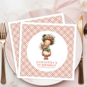 Cute Magical Fairy Flowers 5th Birthday Party 