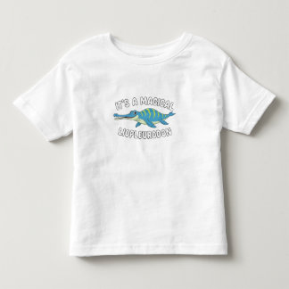 Cute Magical Liopleurodon Fantasy Prehistoric Ocea トドラーTシャツ