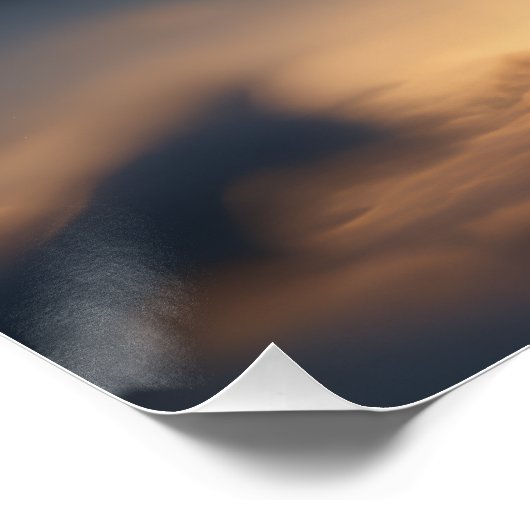 Cute Magical Reindeer with Sparkling Lights ポスター (コーナー)