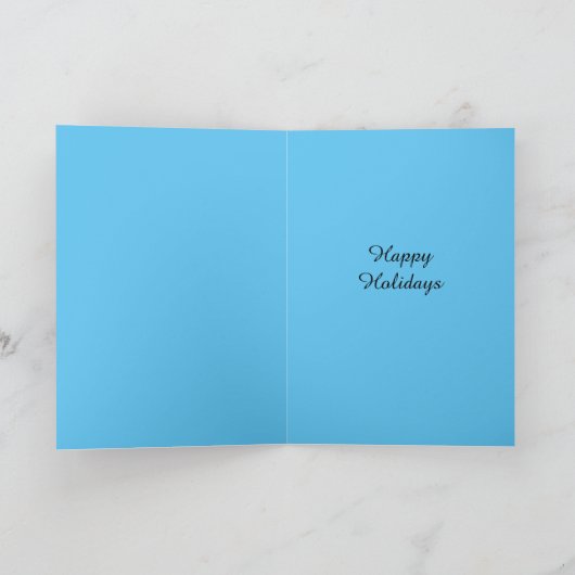 Cute Magical Time Christmas Unicorn カード (内部)