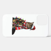 Cute Maine Coon Cat Funny Xmas Holiday Gift Case-Mate iPhoneケース (裏面 (横))