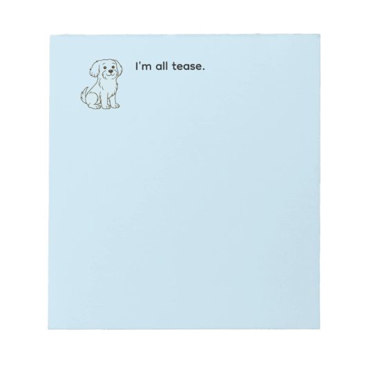 Cute Maltese Dog ノートパッド (正面)