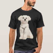 Cute Maltese Tシャツ (正面)