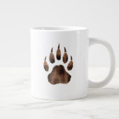 Cute Mama Bear and Cubs Personalized Mug ジャンボコーヒーマグカップ (右)
