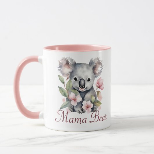 Cute Mama Bear Mug マグカップ (左)