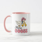 Cute Mama goose word art マグカップ (左)