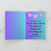 Cute Mama Shark Happy Mother's Day Card - Fin-tast カード (内部)
