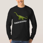Cute Mamenchisaurus Dinosaur Tシャツ (正面)