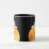Cute man in the moon マグカップ (中央)