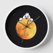 Cute man in the moon 壁時計 (正面)