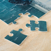 Cute Manatee in Bubble Bath Jigsaw Puzzle ジグソーパズル (側面)