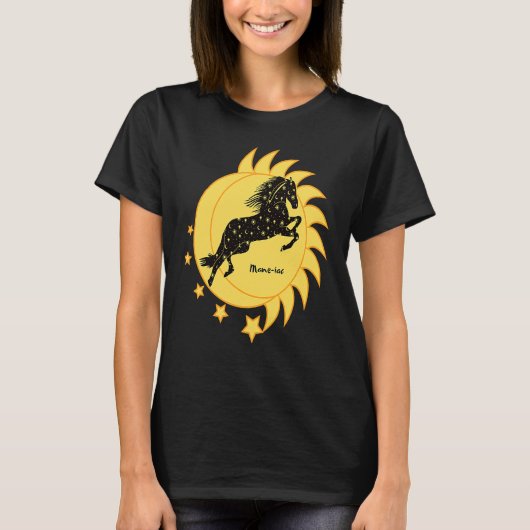 Cute Mane iac Celestial Horse Dancer Girls Graphic Tシャツ (正面)