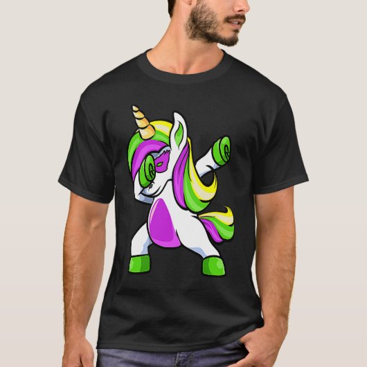 Cute Mardi Gras Clothes For Girls New Orlean Dabbi Tシャツ (正面)