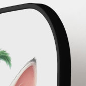 CUTE MARDI GRAS DRESSED KITTY CAT ピックルボールラケット (左詳細)