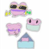  Cute Marie stickers シール (正面)