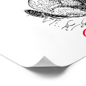 Cute Marmot Animal Thunder_Cove ポスター (角)