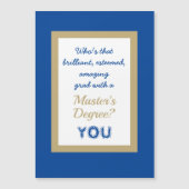 CUTE MASTER's Degree磁気カード (正面)