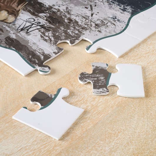 Cute Mastodon ジグソーパズル (側面)