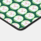 Cute Matcha Latte Ghost デスクマット (コーナー)