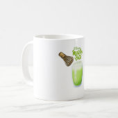 Cute matcha latte mug コーヒーマグカップ (正面左)