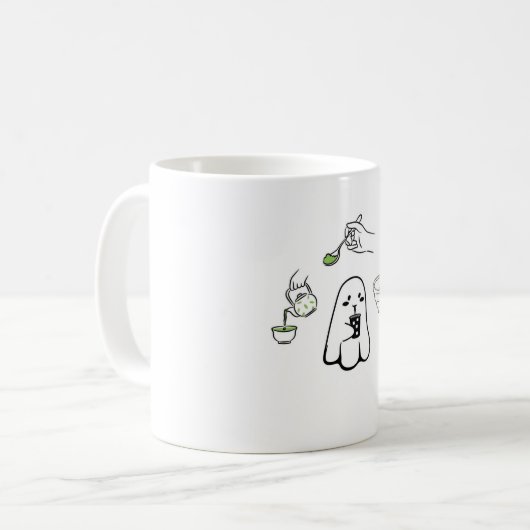 Cute Matcha Mug コーヒーマグカップ (正面左)