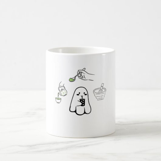 Cute Matcha Mug コーヒーマグカップ (中央)
