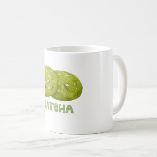 cute matcha mug コーヒーマグカップ (正面右)