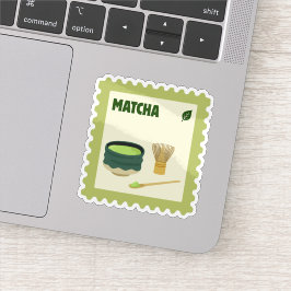 Cute Matcha Stamp シール