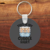 Cute Matching Bear This Is My Cuddle  キーホルダー (正面)