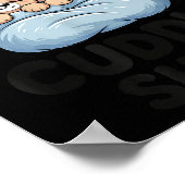 Cute Matching Bear This Is My Cuddle  ポスター (角)