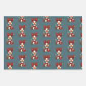 Cute Matching Christmas Goose Funny Family Ducks ラッピングペーパーシート (正面)