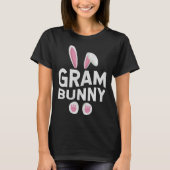Cute Matching Family Easter Day  Gram Bunny Tシャツ (正面)
