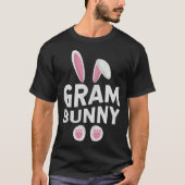 Cute Matching Family Easter Day  Gram Bunny Tシャツ (正面)