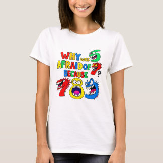 Cute Maths Numbers Monsters Cartoon T Shirt Kids!! Tシャツ