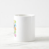 Cute Maths Puppy Numbers Mug for Kids コーヒーマグカップ (中央)