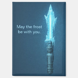Cute May the Frost Be With You Refrigerator マグネット