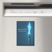 Cute May the Frost Be With You Refrigerator マグネット (インサイチュ (食洗機))