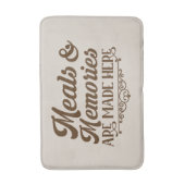 Cute meals memories word art  バスマット (正面縦)