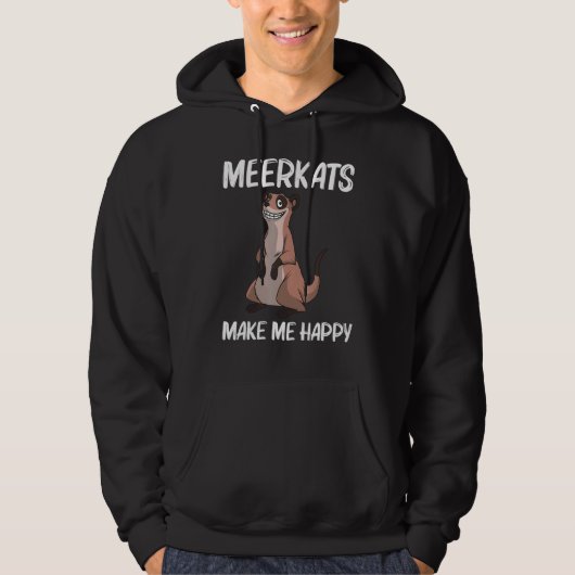 Cute Meerkat For Men Women Meerkat Mongoose   パーカ (正面)