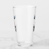  Cute Meerkat Thirsty Work Weightlifting Cartoon タンブラーグラス (右)